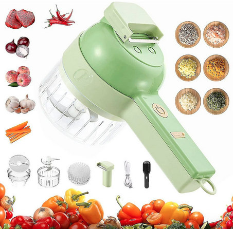 مجموعة قطاعة خضروات كهربائية