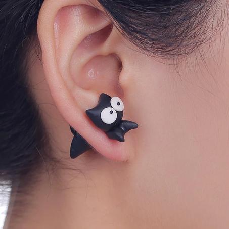 Cute Cat Earrings For Women 3D Cartoon