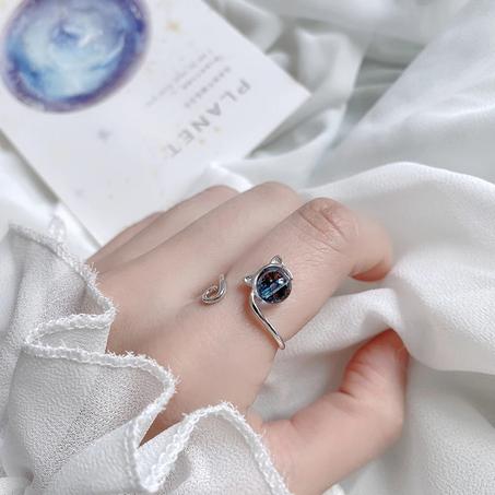 Cute Cat Ring For Women