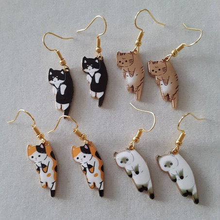 Pretty Cat Earrings For Women
