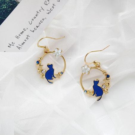 Cute Cat Earrings For Women