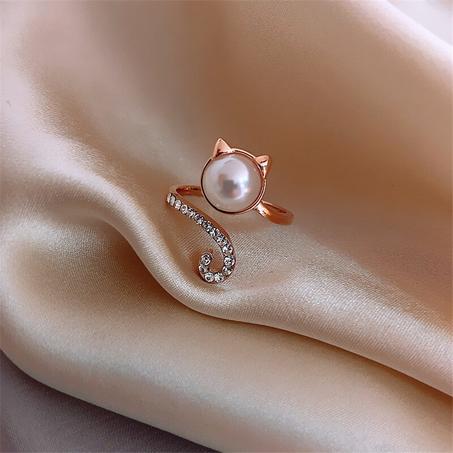 Cute Cat Ring For Women