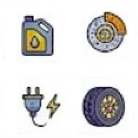 Business card plan for an online auto parts store