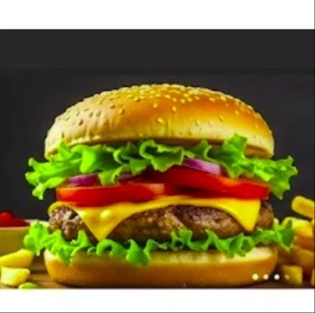 Business card plan for a fast food restaurant