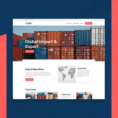 Company website two language without productes