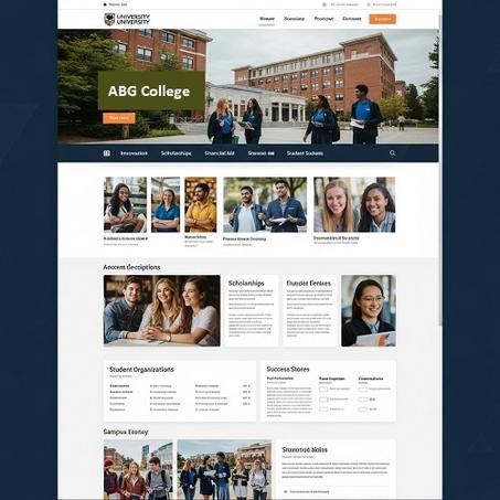 College website one language
