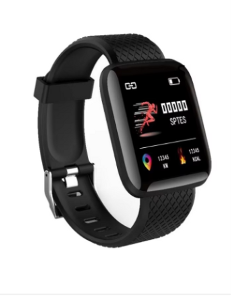 ساعة ذكية مع شاشة ملونة ، عد الخطوات ، وضع رياضي متعدد ، تذكير بالرسائل ، التصوير الفوتوغرافي ، الموسيقى ، سوار جهاز التحكم عن بعد ، D20 ، 144 Plus