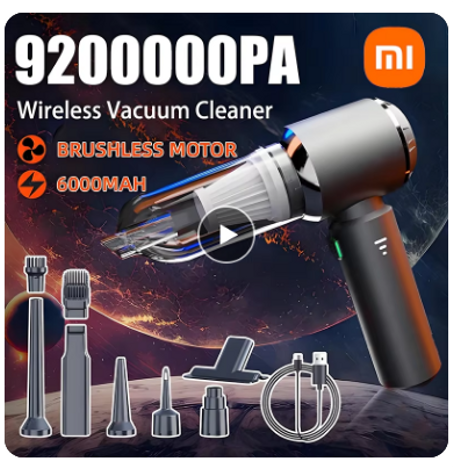 Xiaomi-مكنسة كهربائية لاسلكية للسيارة ، صغيرة محمولة باليد ، شفط قوي ، آلة نظيفة ، محمولة ، جديدة ، من من من نوع ww ، 5 في 1