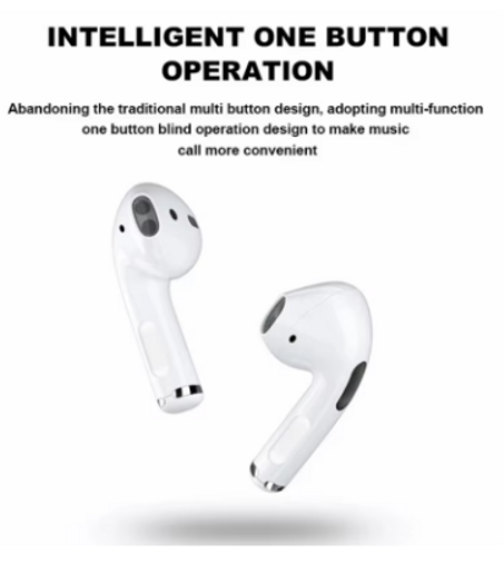 سماعات أذن بلوتوث TWS Pro 4 مزودة بميكروفون ، ستيريو 9D ، سماعات رأس لاسلكية ، سماعة أذن ، سماعة أذن HiFi ، سماعة رأس لهاتف شاومى ، آيفون