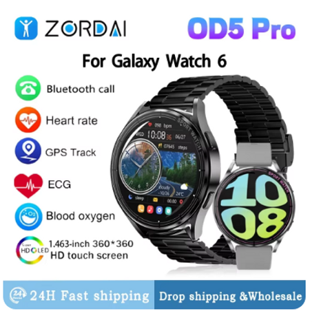 PRODUIT 14ساعة ذكية Pro Pro ، نظام تحديد المواقع المسار ، لمسة كاملة ، ضغط الدم ، مكالمة بلوتوث ، ساعة Galaxy الذكية 6 للآيفون ، سامسونج ،