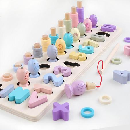 Plateau Montessori Pêche et Mathématiques