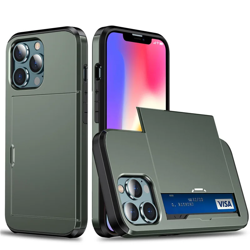 غطاء هاتف iPhone 17 Pro Max مع حامل بطاقات – عملي وآمن