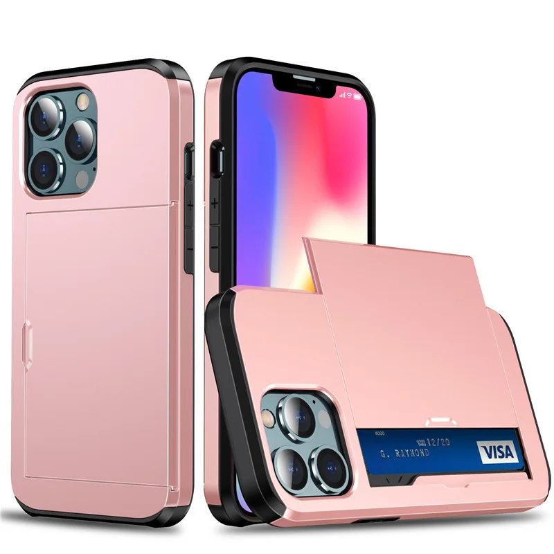 غطاء هاتف iPhone 17 Pro Max مع حامل بطاقات – عملي وآمن