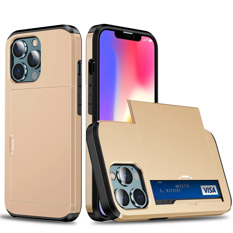 غطاء هاتف iPhone 17 Pro Max مع حامل بطاقات – عملي وآمن