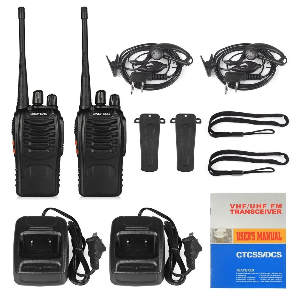 BF-888S [2 Pack] 5W UHF Radio
