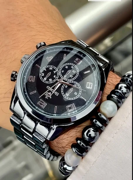 ساعة يدوية رجالية كلاسيكية