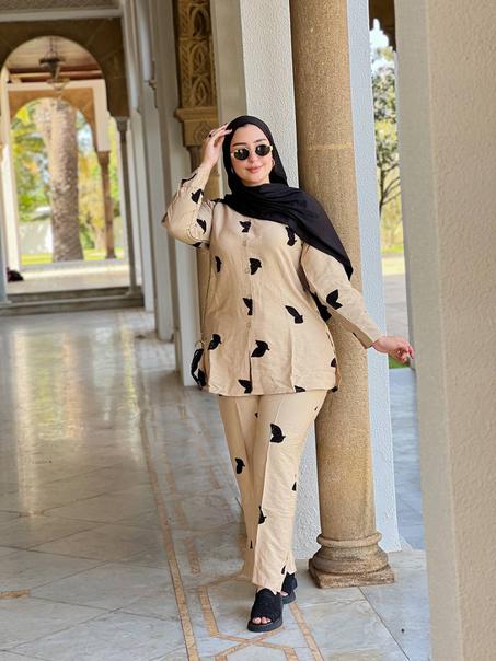 أنصومبل بأفخم أنواع التوب ثوب لولان مطروز