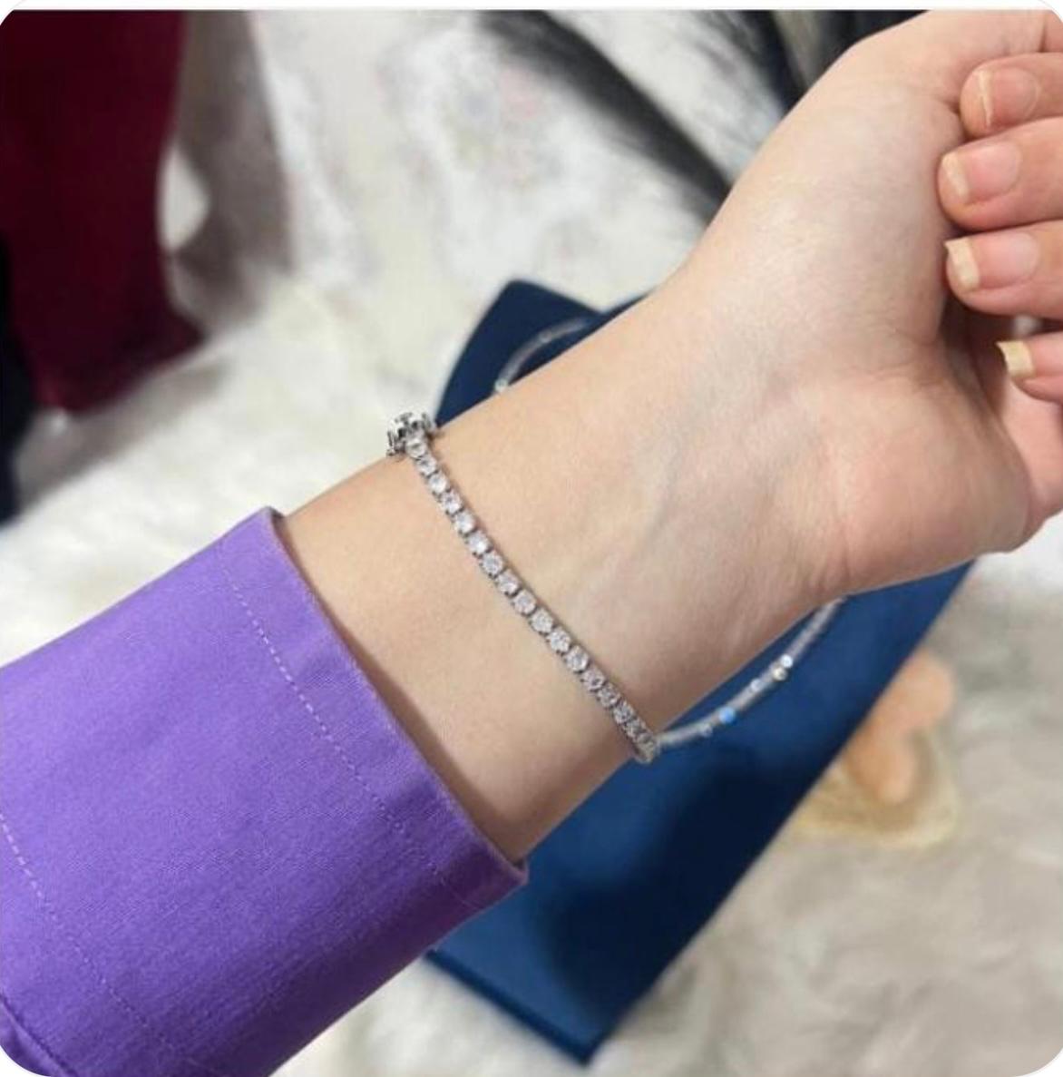 💎 Ensemble Riviere En Argent ✨