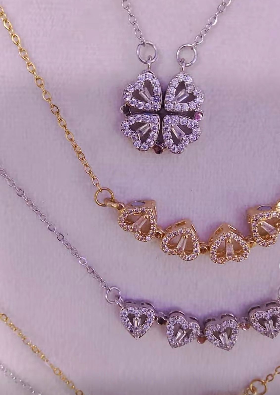 💎Collier Fleur de Coeur ✨