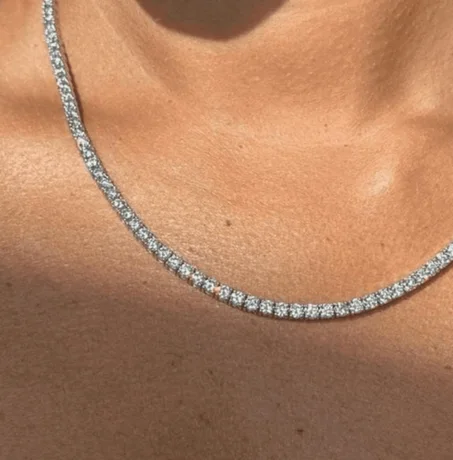 💎 Ensemble Riviere En Argent ✨