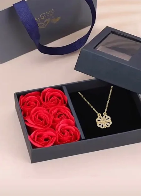 💎Collier Fleur de Coeur ✨