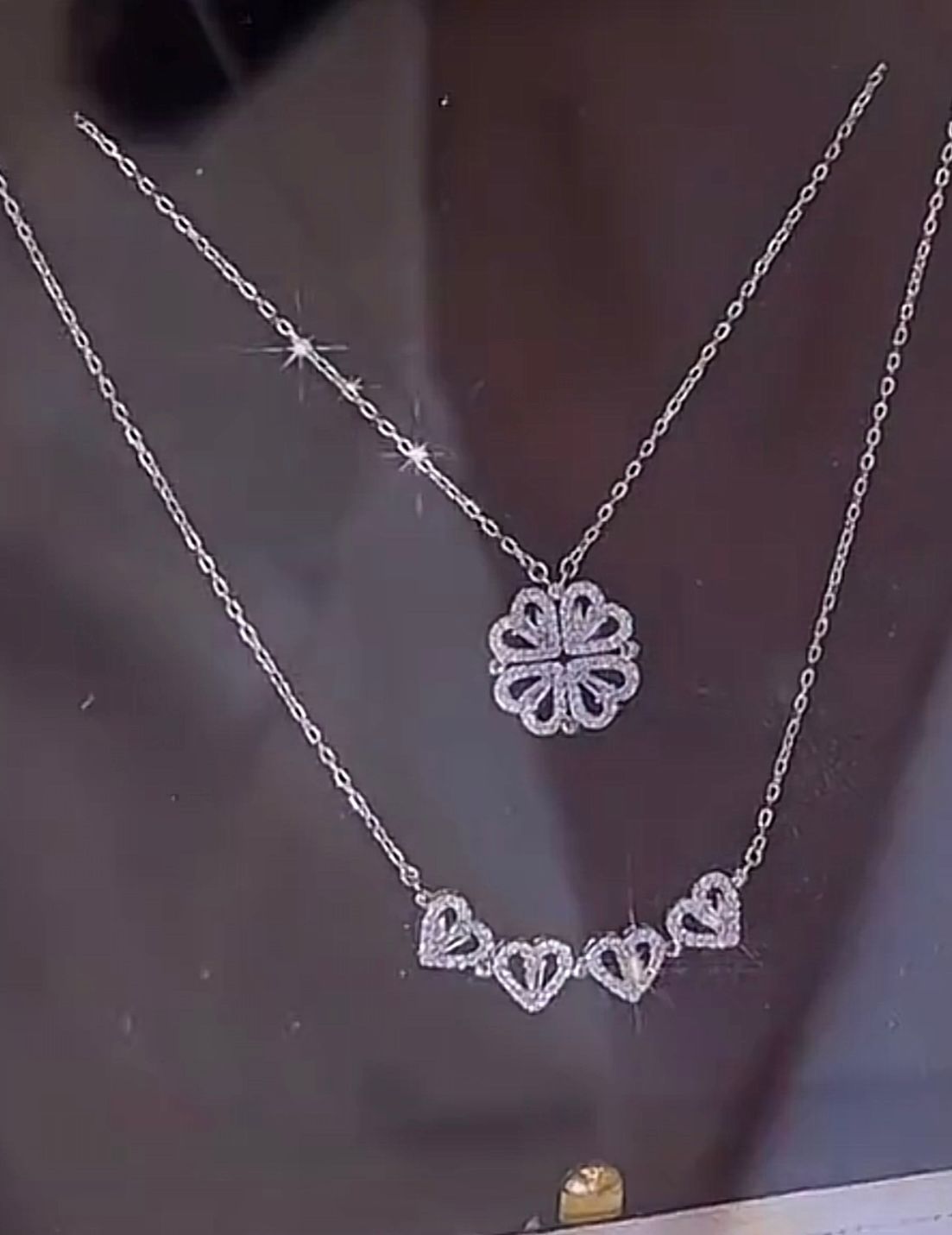 💎Collier Fleur de Coeur ✨