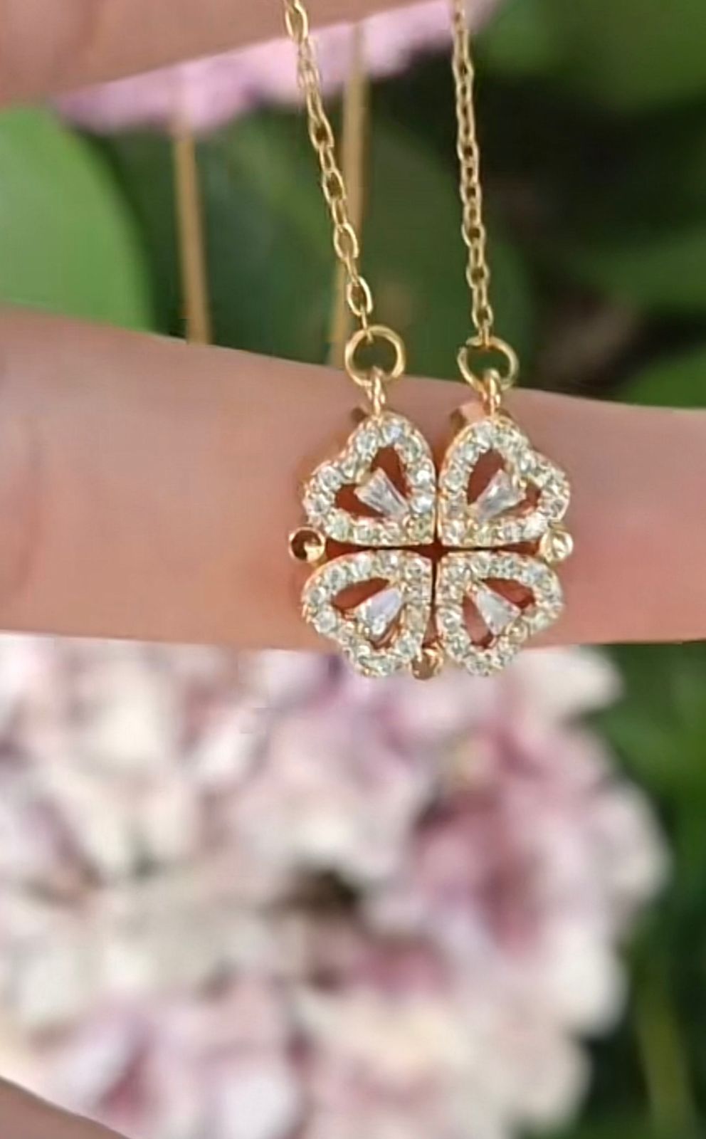 💎Collier Fleur de Coeur ✨