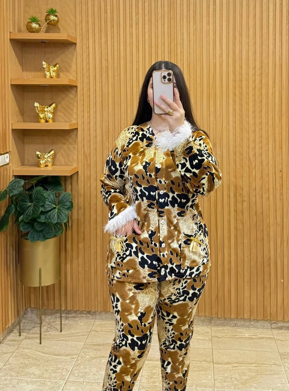 بيجامة  هماوية منمرة  😍