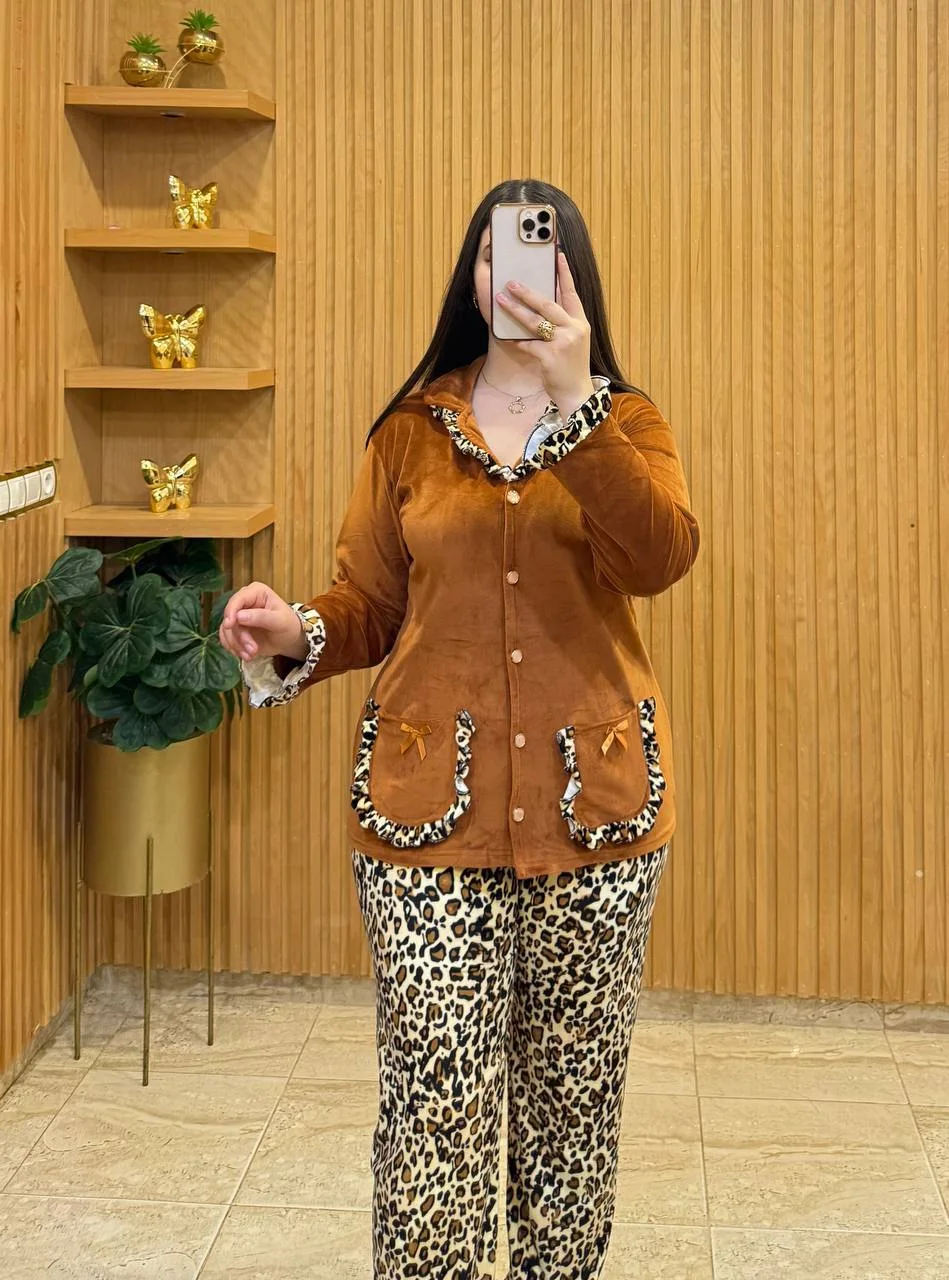 موديل جديد لبيجامة  بالصدفة بجيب 😍