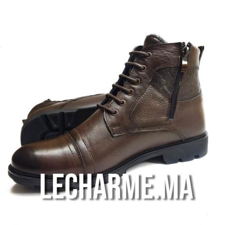 Bottine STOCKHOLM MARRON CUIR 100%