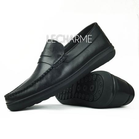 Model MONTE CARLO 100% Cuir Noir