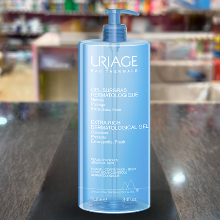 Uriage – Gel Surgras Liquide Dermatologique 1L