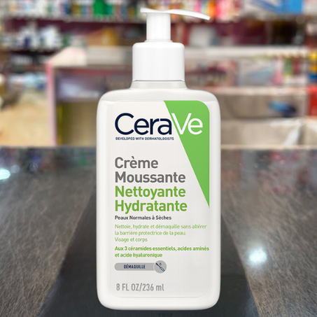 CeraVe Crème Moussante Nettoyante Hydratante (473 ml)