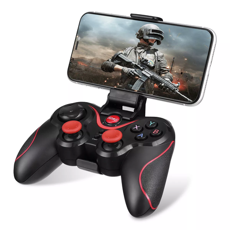 مانيطة تحكم في الألعاب مع حامل للهواتف الذكية وأجهزة الكمبيوتر الشخصية وأجهزة PS3 وSwitch وAndroid وIOS وTV Box