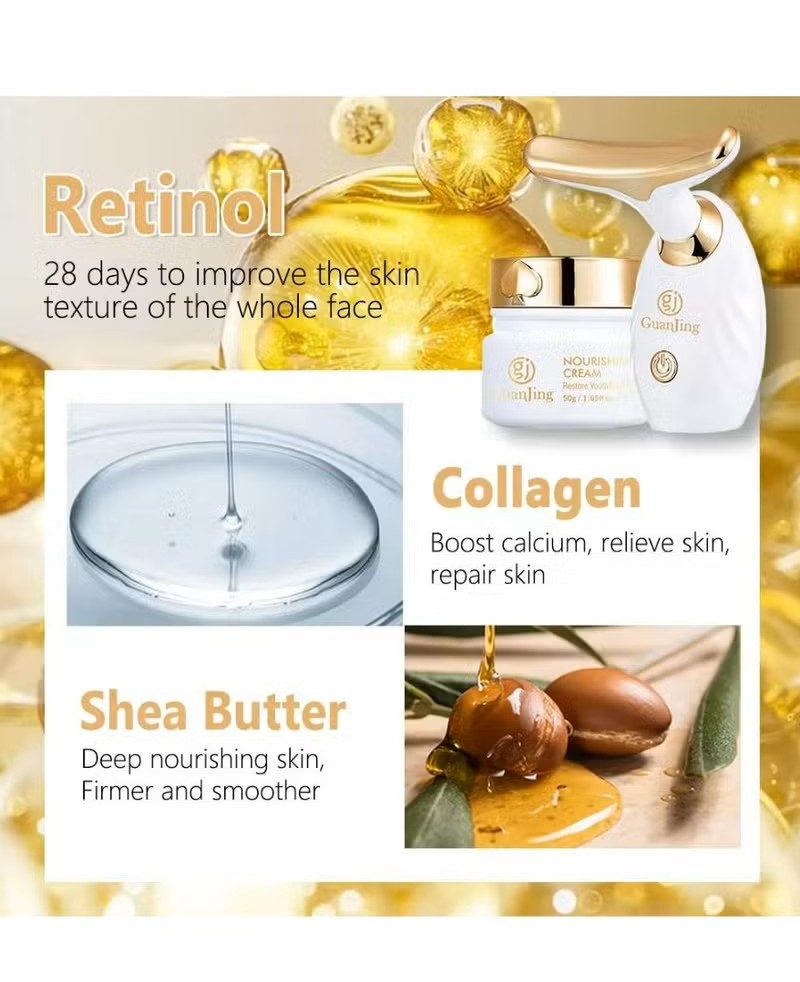 كريم وجهاز تدليك الوجه GuanJing