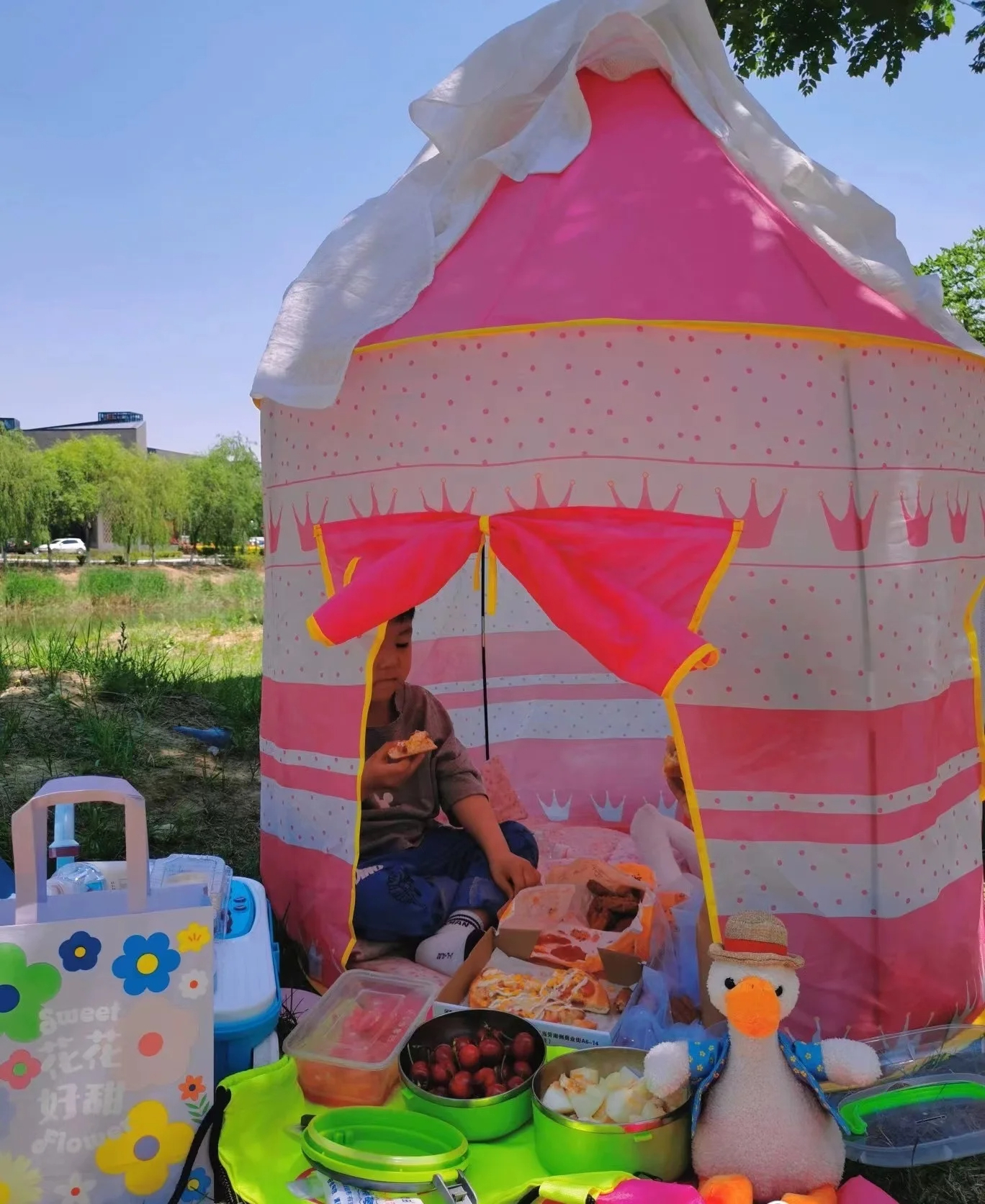 👑 خيمة القلعة السحرية للأطفال 👑