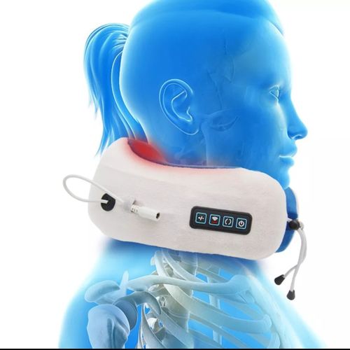 مدلك الرقبة المريح الكهربائي على شكل حرف U وسادة الكتف المحمولة متعددة الوظائف في الهواء الطلق مدلك عنق الرحم