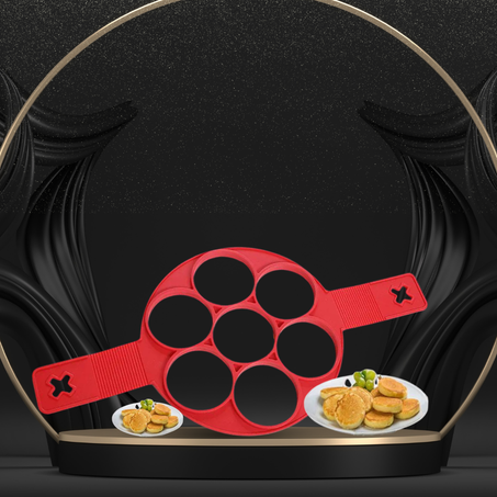 قالب لتحضير الأطباق بشكل  دائري