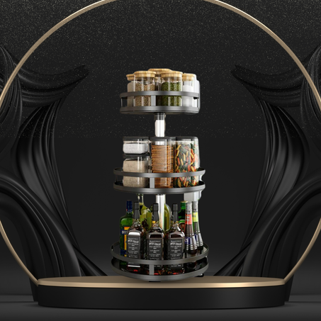 منظم المطبخ الدوار