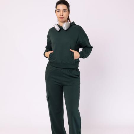 Oversize Hoodie Baggy jogger Tracksuit - Green