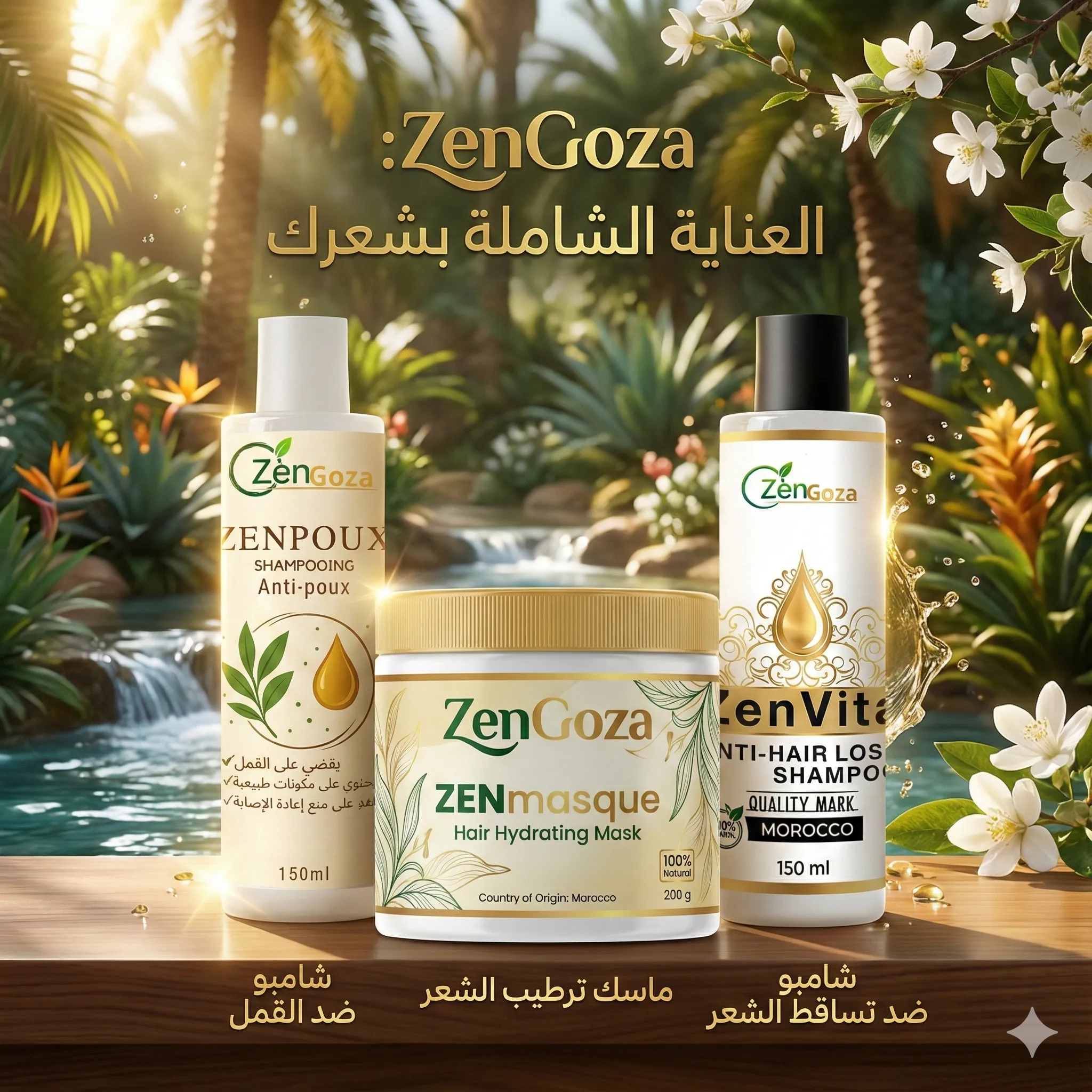 باك ZENGOZA للعناية بالشعر