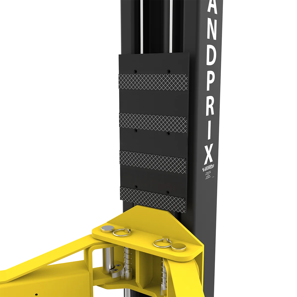 GrandPrix GP-9LC Two Post Car Lift - 9,000-Lb Capacity - Floorplate