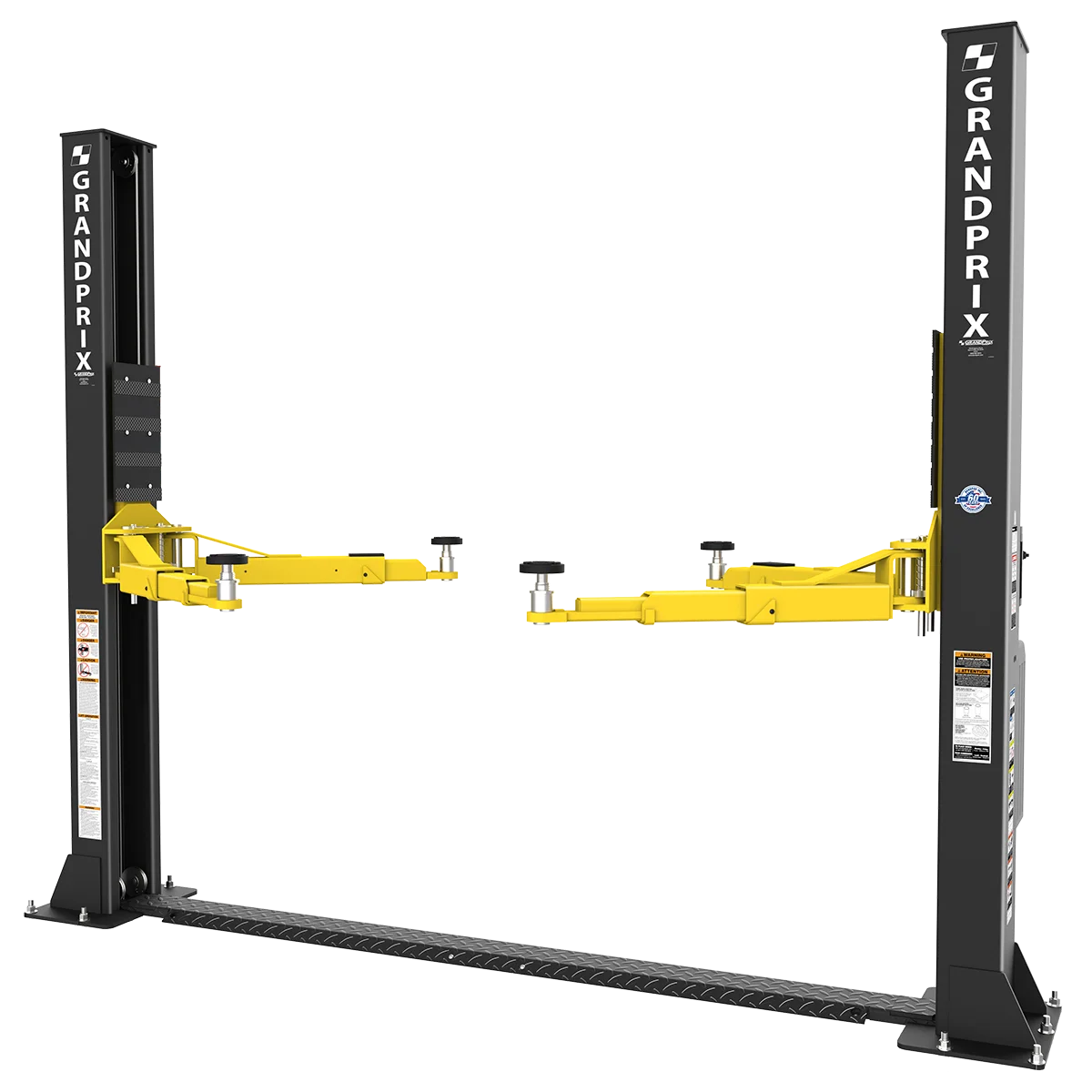 GrandPrix GP-9LC Two Post Car Lift - 9,000-Lb Capacity - Floorplate