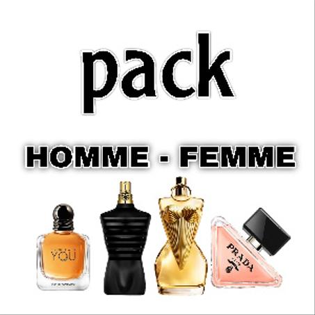 PACK DECANTS - HOMME + FEMME