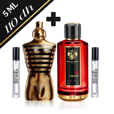 5 ml : red tobaco + le male elixir