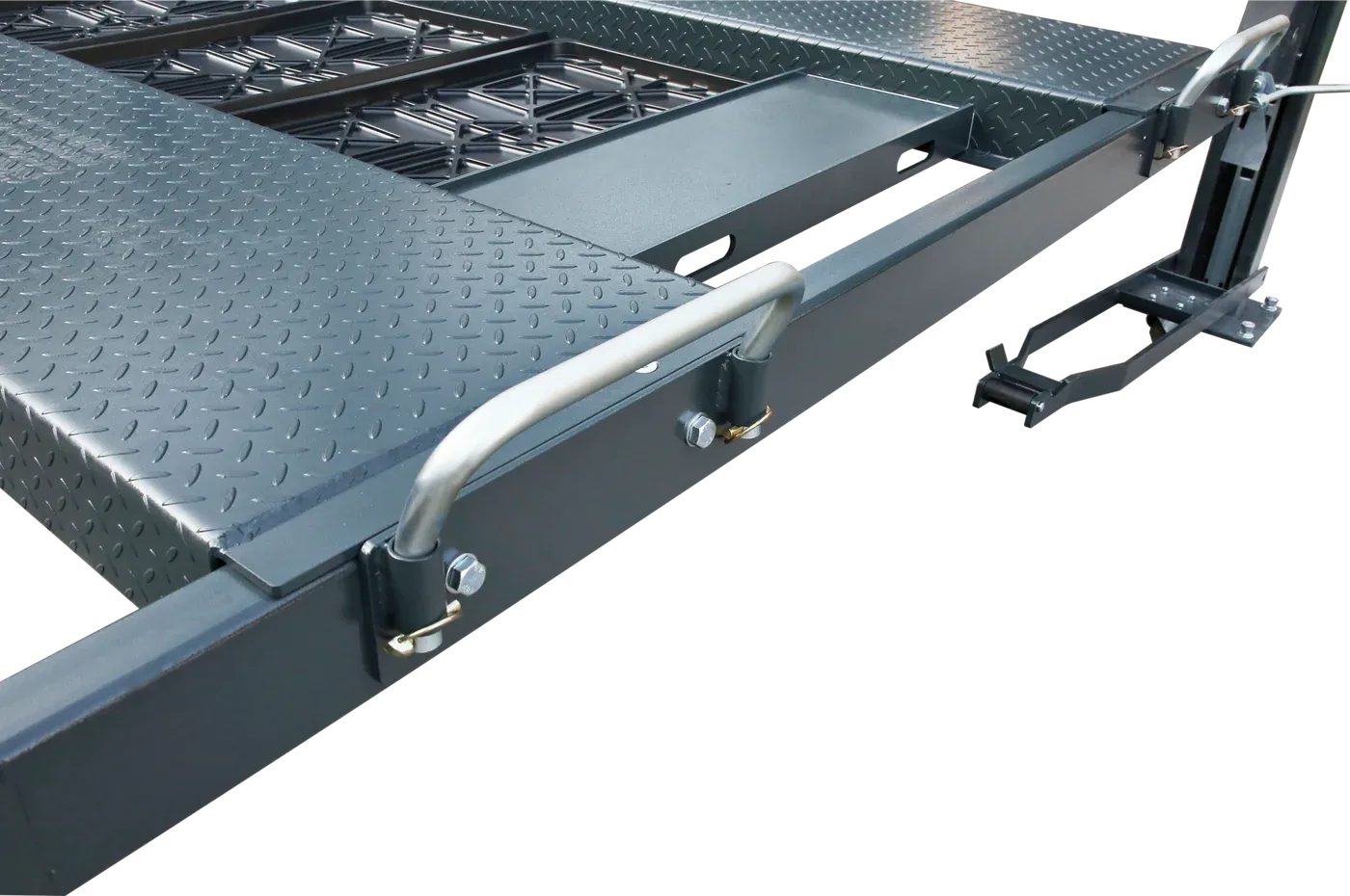 APlusLift 10,000LB 4-Post Portable Parking Storage Service Car Lift - HW-4P10S
