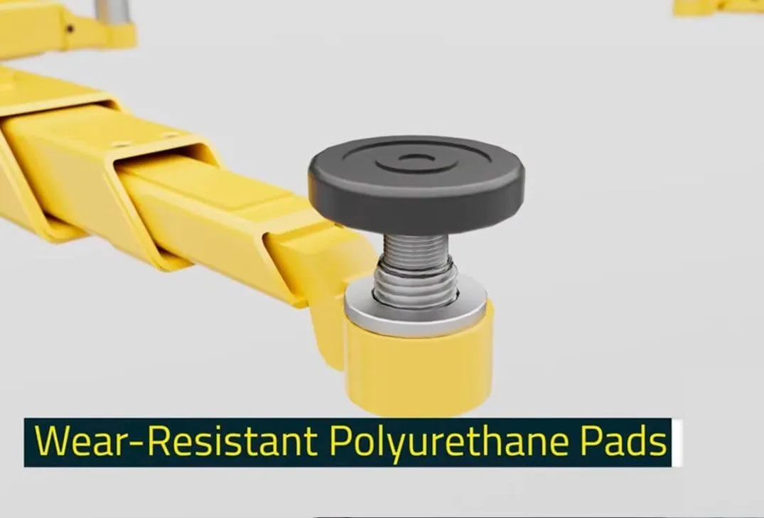 10APX 10,000‐lb. Capacity / Adaptable Clearfloor / Adjustable Width / Screw Pads / HIGH-RISE