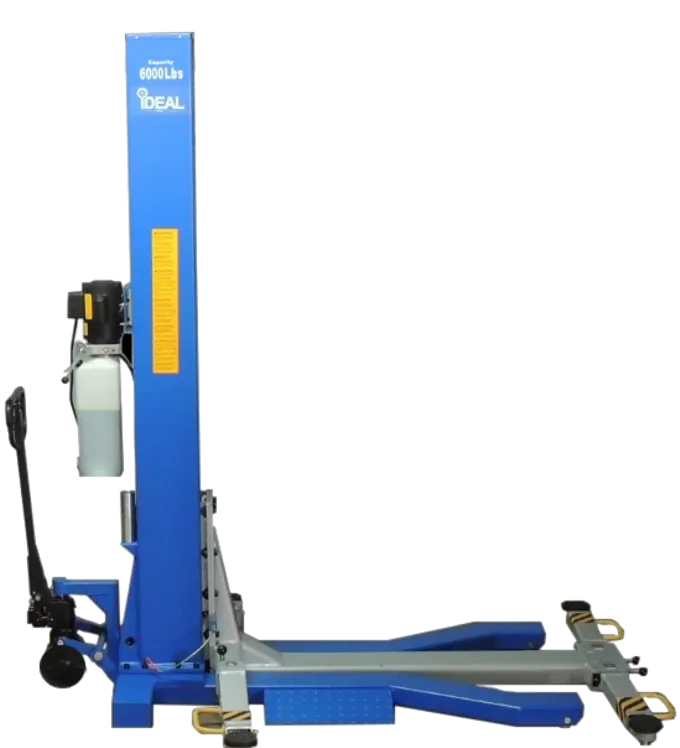 ideal msc-6klp mobile single post lift