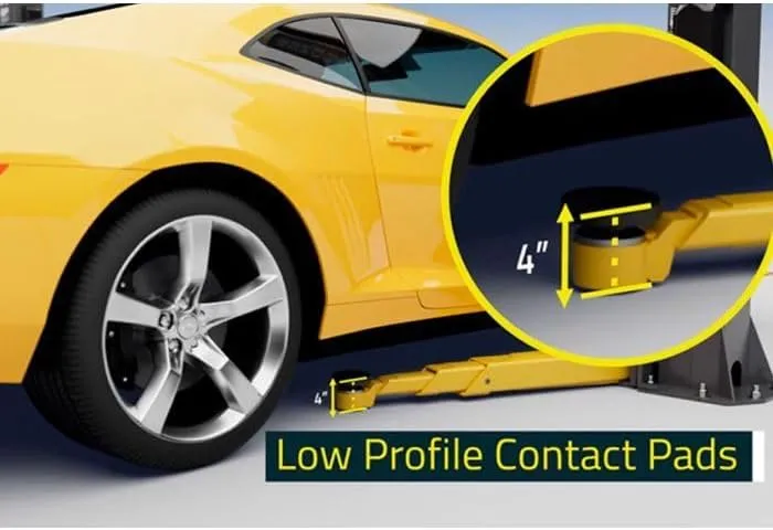 10APX 10,000‐lb. Capacity / Adaptable Clearfloor / Adjustable Width / Screw Pads / HIGH-RISE