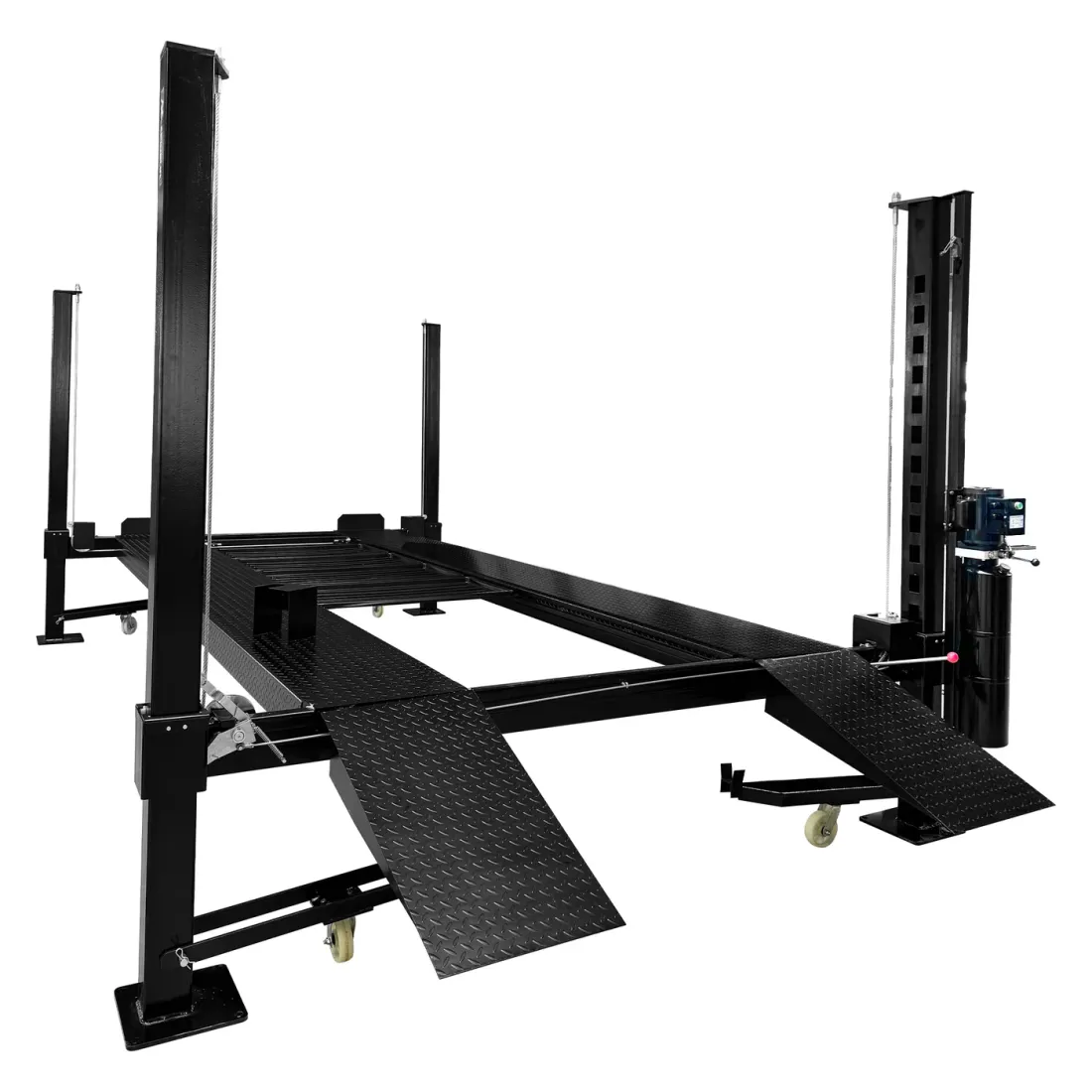 APlusLift 11,000LB 4-Post Portable Parking Storage Service Car Lift - HW-4P11S